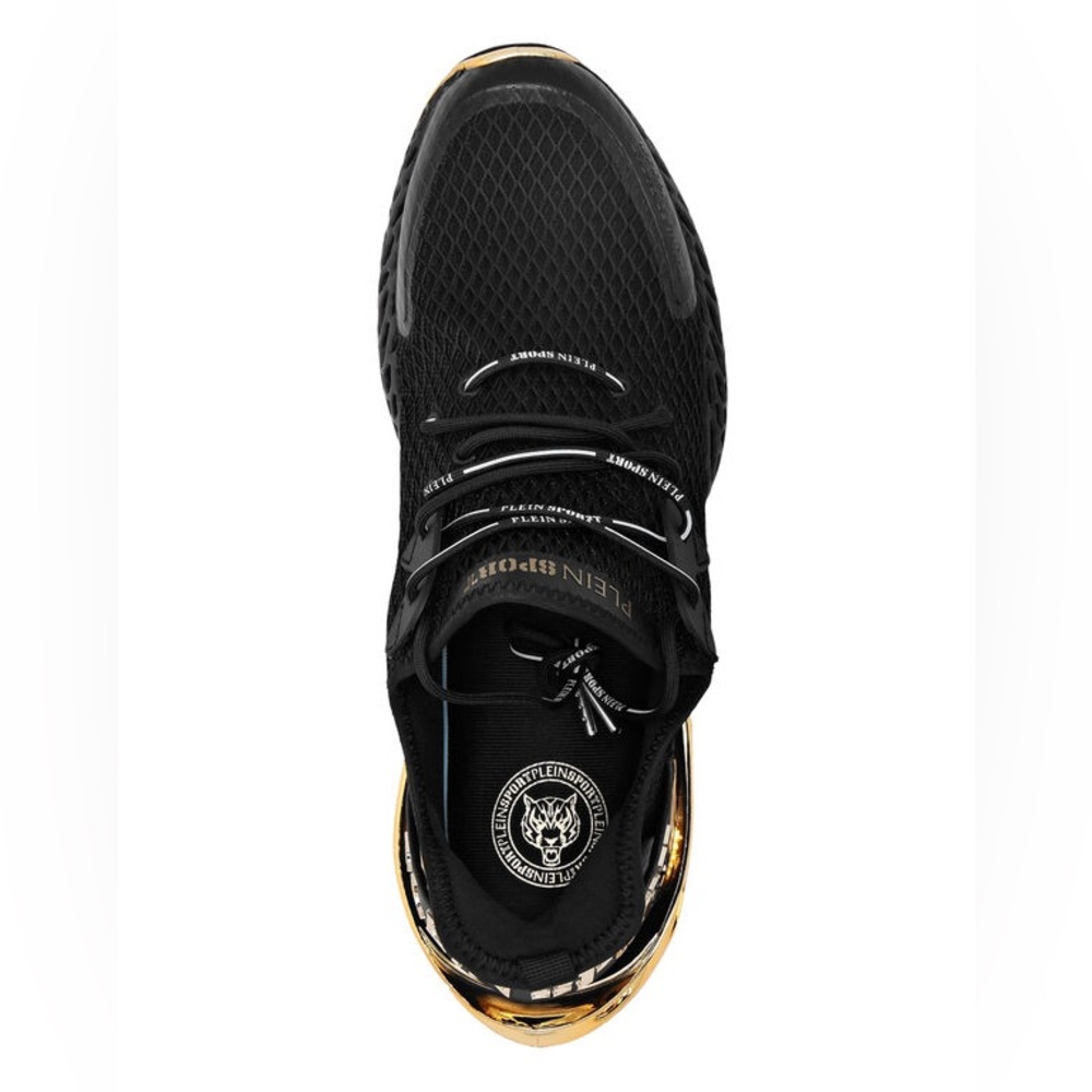 Philipp Plein Sport Thunder Force GenX 01 Black Gold Sneakers - Picture 8 of 12